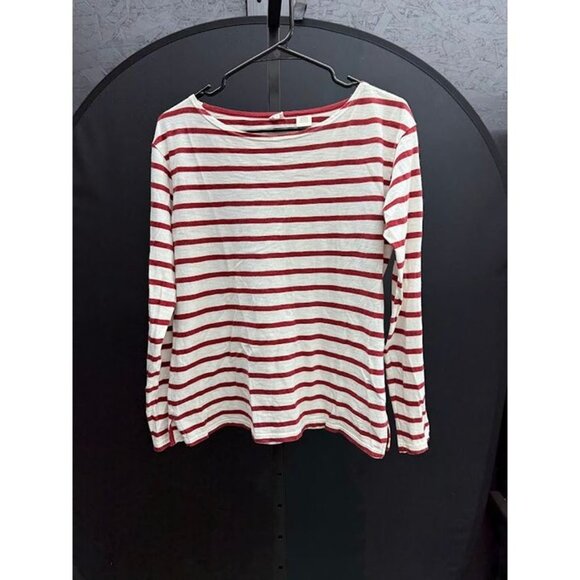 Levi's Red and White Striped Long Sleeve Tee - Picture 1 of 5